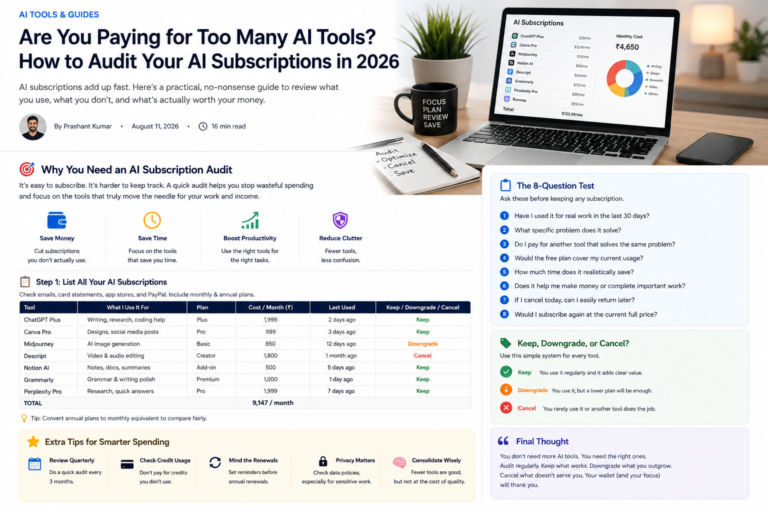Are You Paying for Too Many AI Tools? How to Audit Your AI Subscriptions in 2026