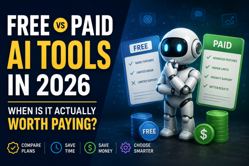 Free vs Paid AI Tools in 2026: When Is It Actually Worth Paying?